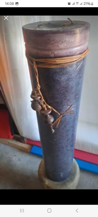 Vela grande decorativa e aromática