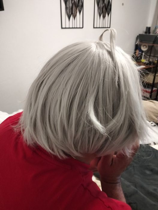 Peruca de Cosplay da personagem Senju Akashi de Tokyo Revengers Gangue