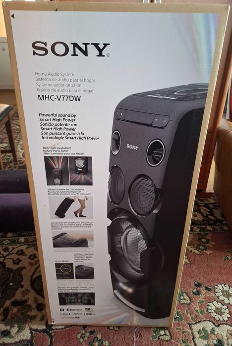 Power Audio SONY MHC-V77DW