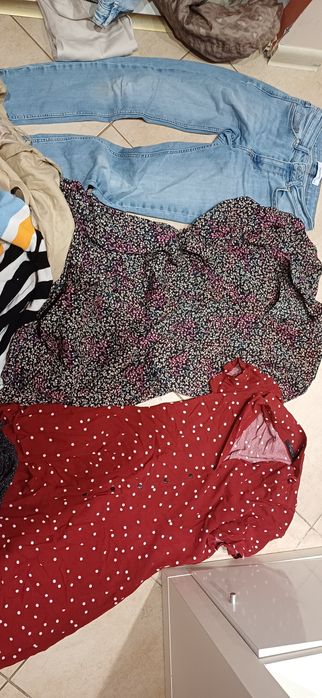 paka ponad 250 damskich ubrań XS/S