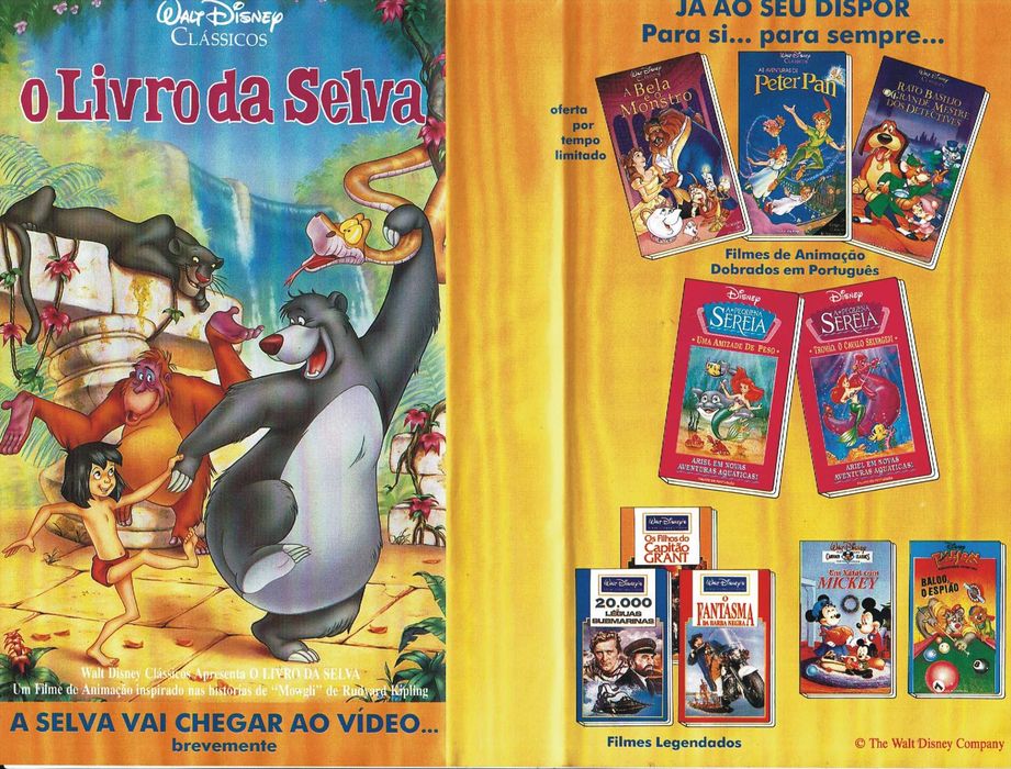Walt Disney - A Bela e o Monstro - VHS - Original - 1993