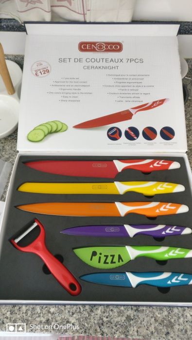Faqueiro 7 peças chef cozinha
