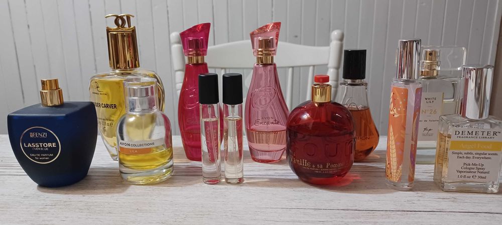 Duży zestaw perfum damskich