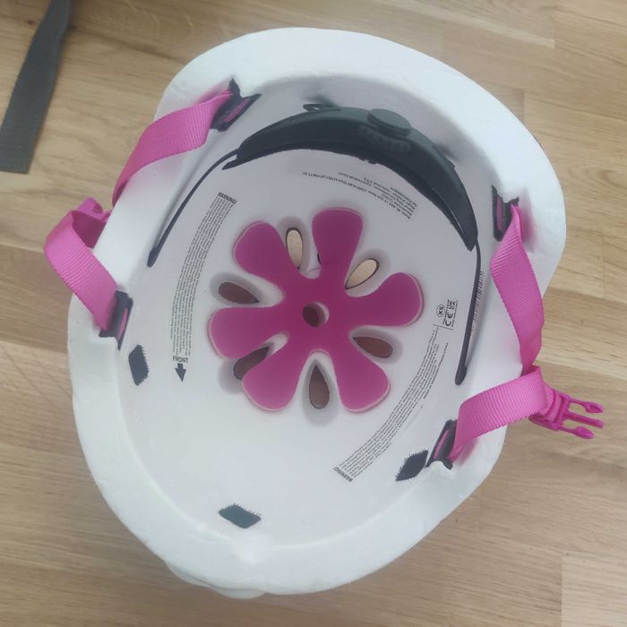Fotelik rowerowy + kask