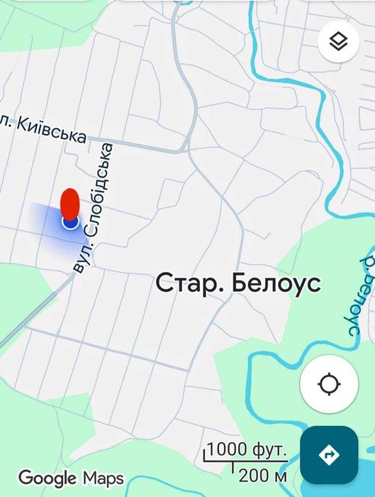 Продаж приват. ділянки під забудову 15 сот. поруч Старої Подусівки.