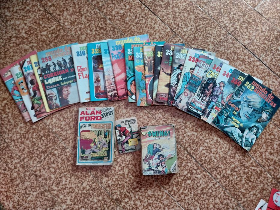 Revistas aventura preto e branco - Mundo Aventuras e outros