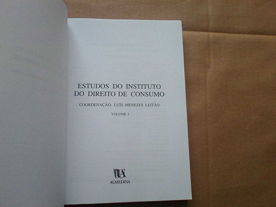 Estudos do Instituto do Direito de Consumo