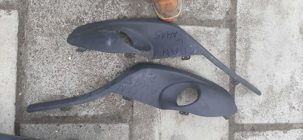 zaślepka kratka halogenów lewa prawa citan a415 komplet