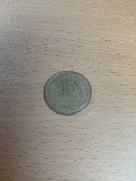Moeda de 10 centimes Franco 1963