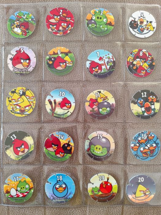 Tazos angry birds