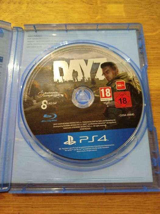 DAYZ - PS4, płyta w bardzo dobrym stanie