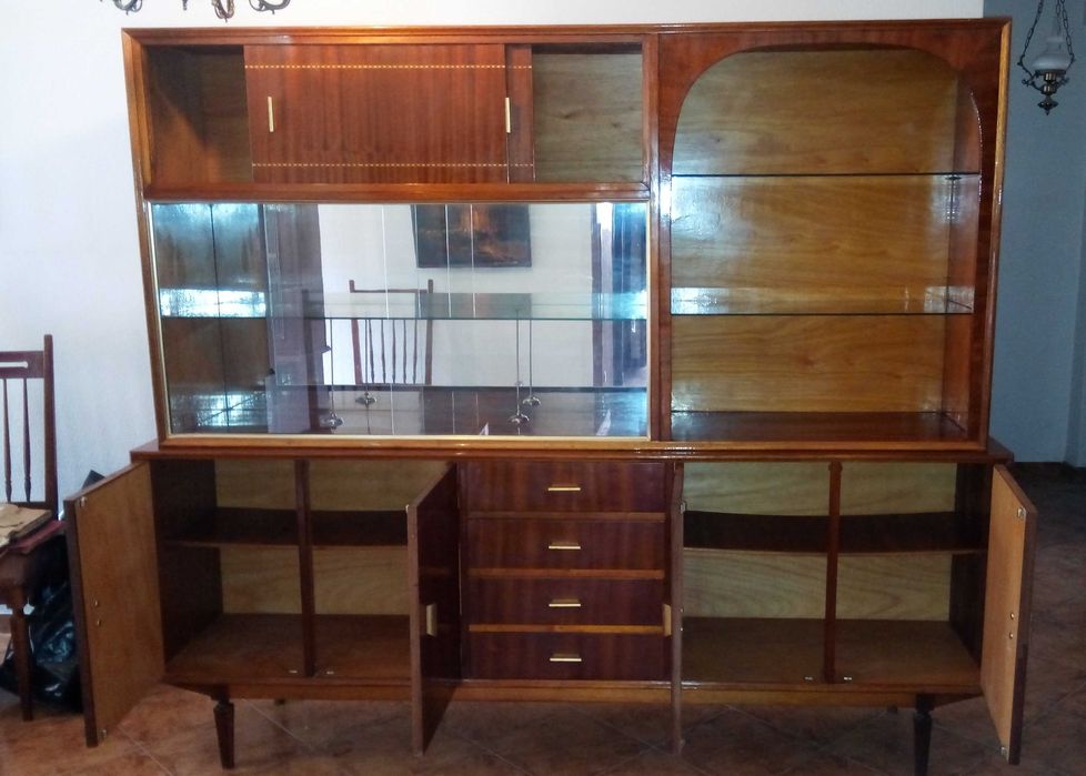 Móvel Cristaleira Vintage Anos 70