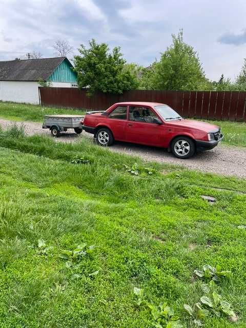 Авто з причіпом  .