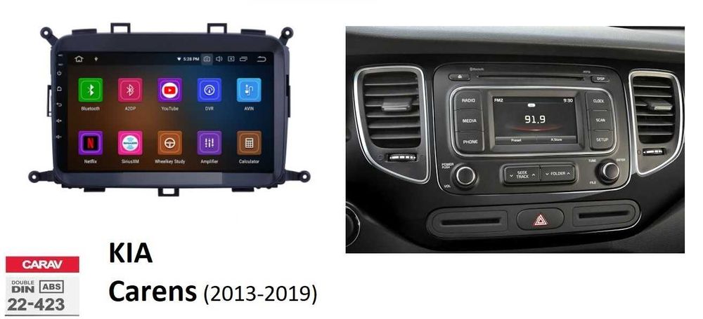 (NOVO) Rádio 2DIN • KIA Carens (De 2006 até 2019) • Android [4+64GB]