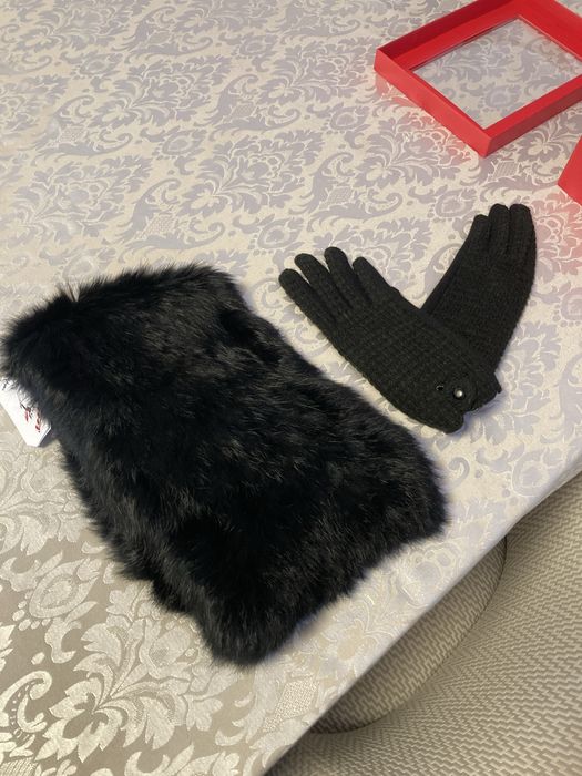 Luvas e gola de pescoco