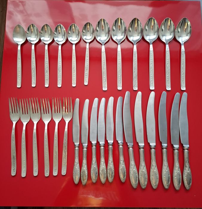 Sztućce CCCP MHUU posrebrzane