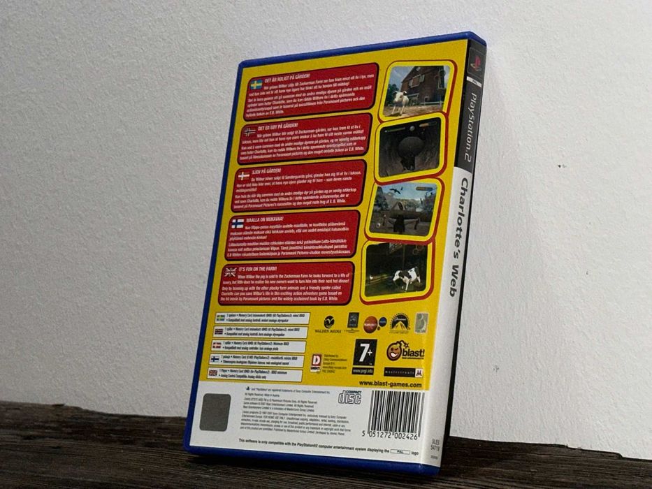 Charlotte's Web PS2 Playstation 2 3xa komplet - ideał
