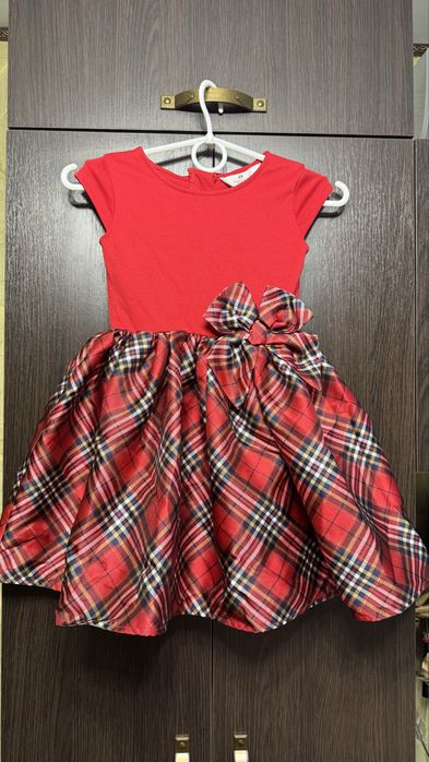 Сукня помічниця Санти, цукерочка на Новий Рік 4-6 роки