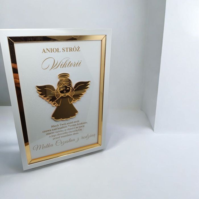 Anioł Stróż ramka 21x30