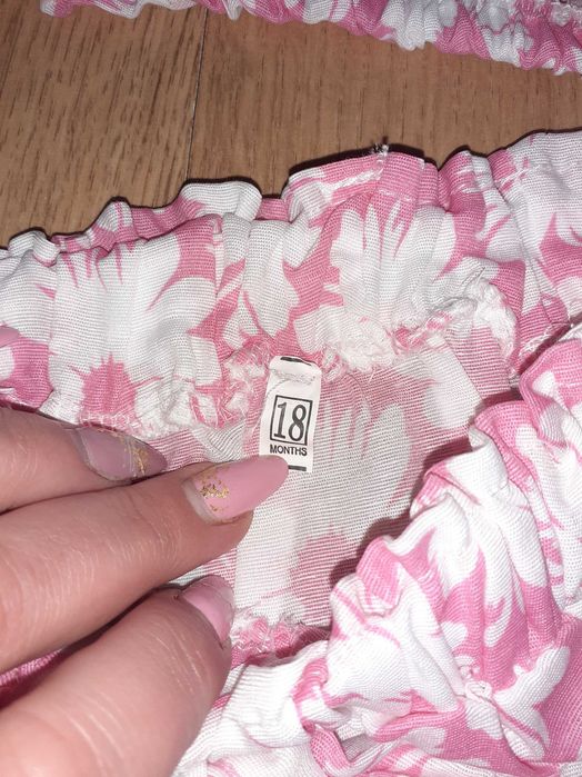 Komplecik 3 częściowy spódniczka bluzeczka opaseczka