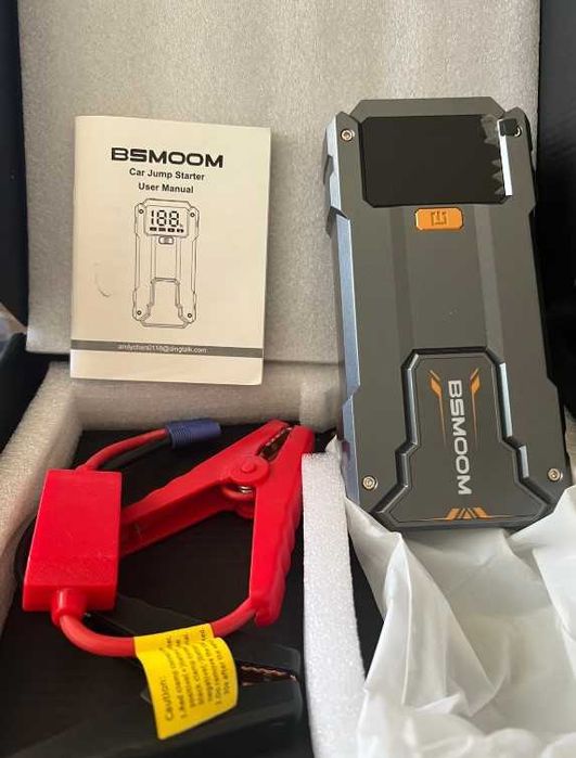 Arrancador de Bateria / Jump Starter / Start Booster 12V – BSMOOM B17 – 99Wh – Novo