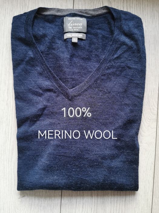 Sweter merino wool L - Linea