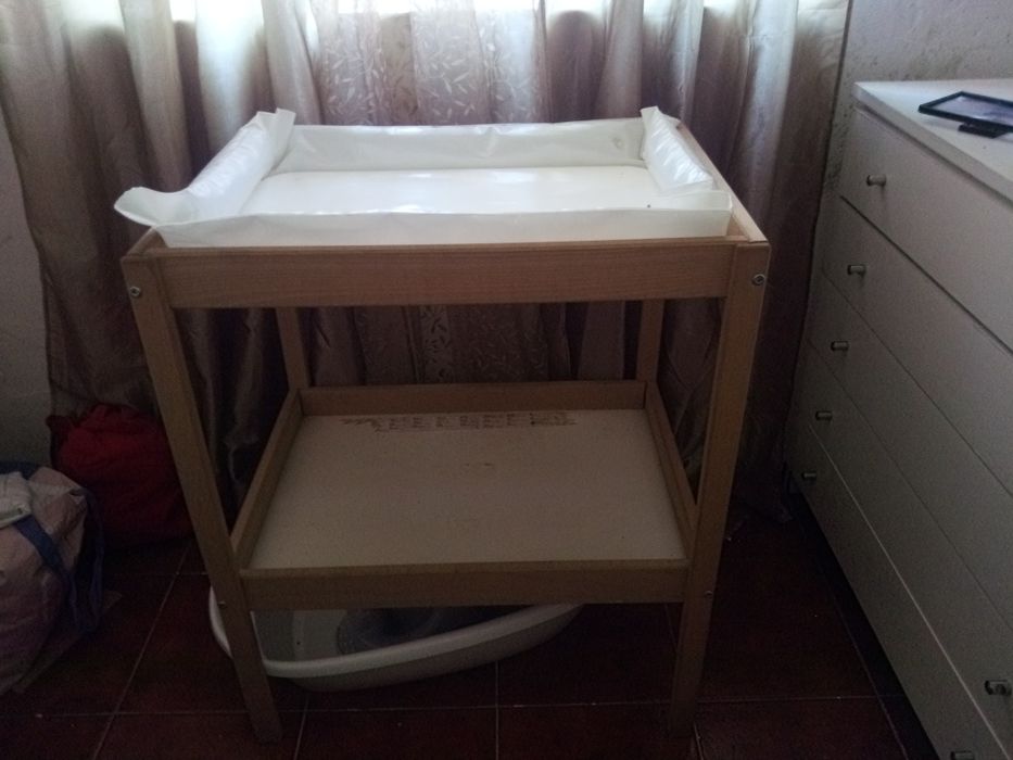 Fraldário para mudar a fralda do bebê