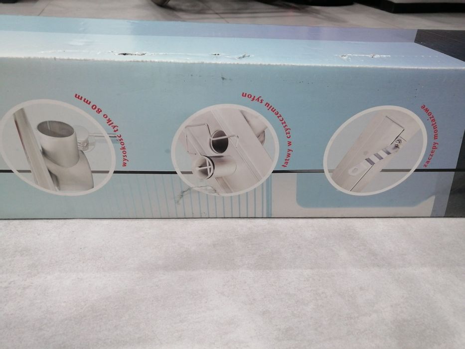 Odwodnienie prysznicowe proste z kołnierzem firmy ACO Shower 70x885