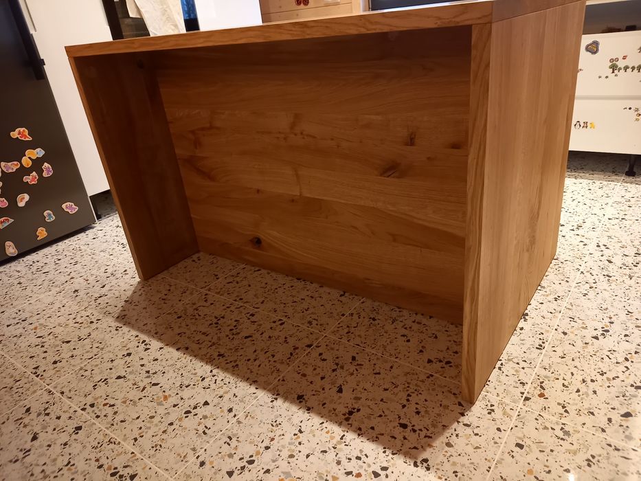 Wyspa kuchenne dębowa,  kuchnia debowa blaty