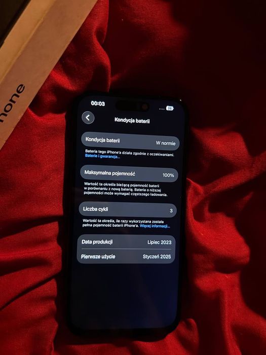 iPhone 15 pro 256GB 100% kondycji