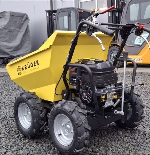 Taczka spalinowa KRÜGER wozidło Briggs&Statton 7 KM , udźwig 400 kg