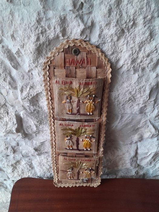 9 bases de copos"Offley" bolsa artesanal  de viagem/Hawai