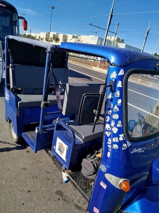 Tuktuk Elétrico – pronto a trabalhar