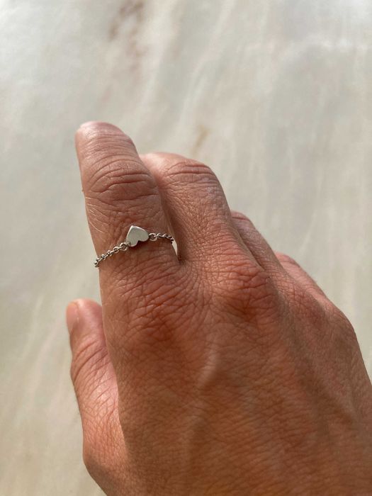 Anel de prata "Harper Silver Chain Ring"