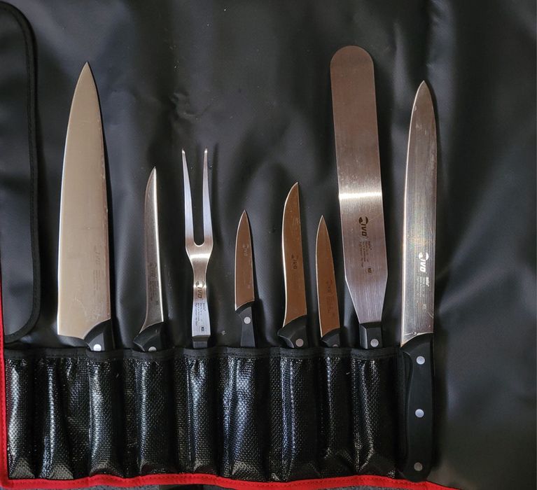 Conjunto de facas de cozinha- ivo cutelarias