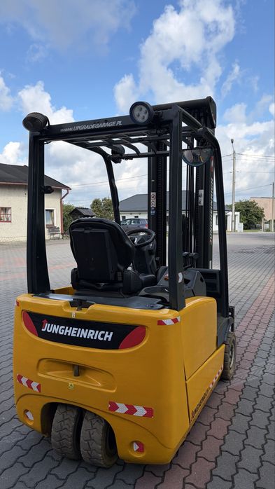 Wózek Widłowy Jungheinrich EFG 216K triplex Przesuw boczny elektryczny