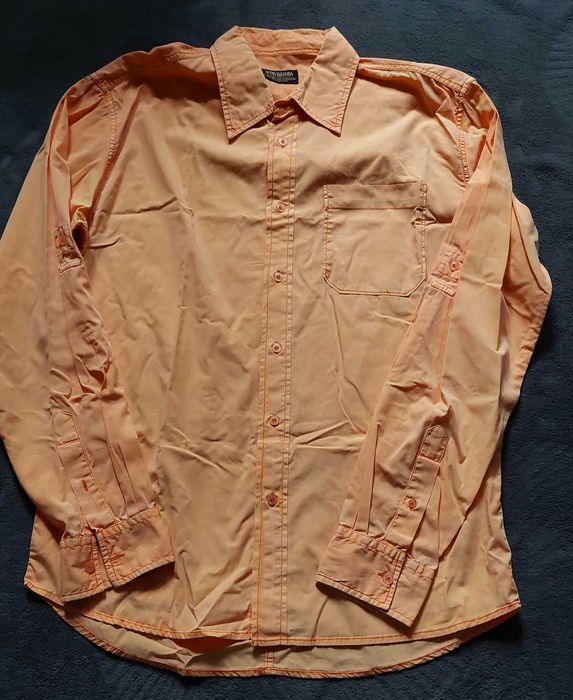 Pomarańczowa koszula Scotch & Soda; roz. L; bawełniana; UNIKAT!