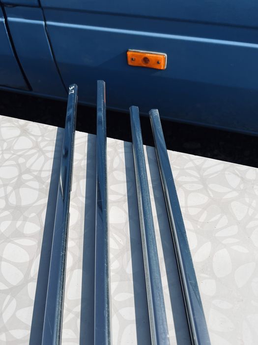 BMW E60 комплект молдингів під скло зовншній е60 Молдинг Скла ХРОМ