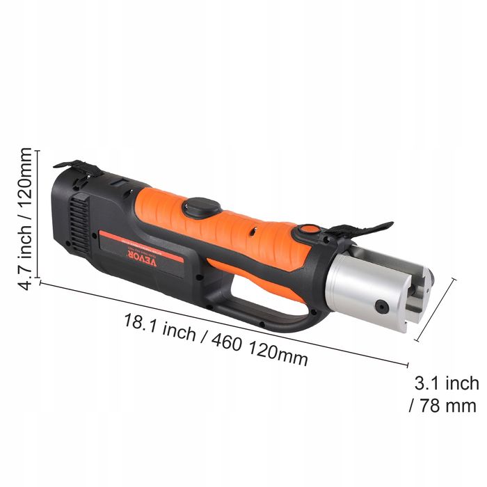 Zaciskarka vevor bezprzewodowa 18v 32kn zestaw