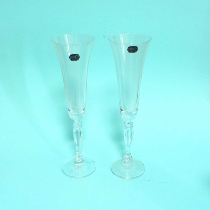 Свадебные бокалы для шампанского, Богемия, 190 мл