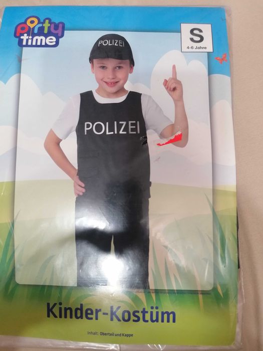 Strój karnawałowy policjant