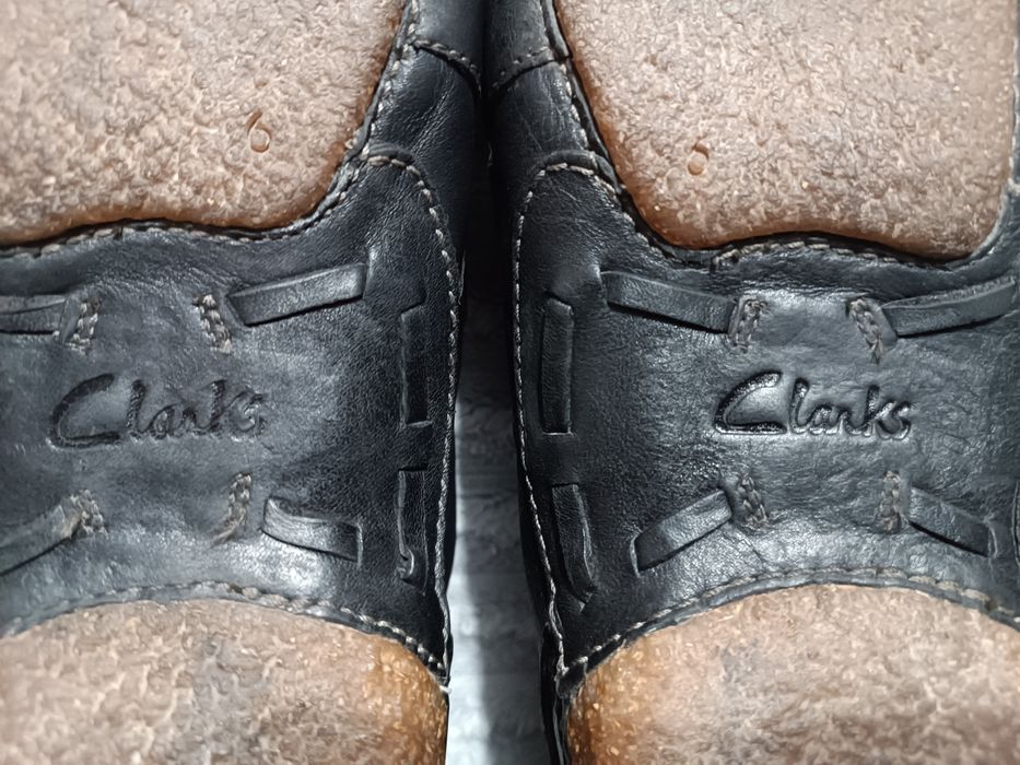 Туфли мокасины кожанные Clarks active AIR р.38 длинна стельки 25 см