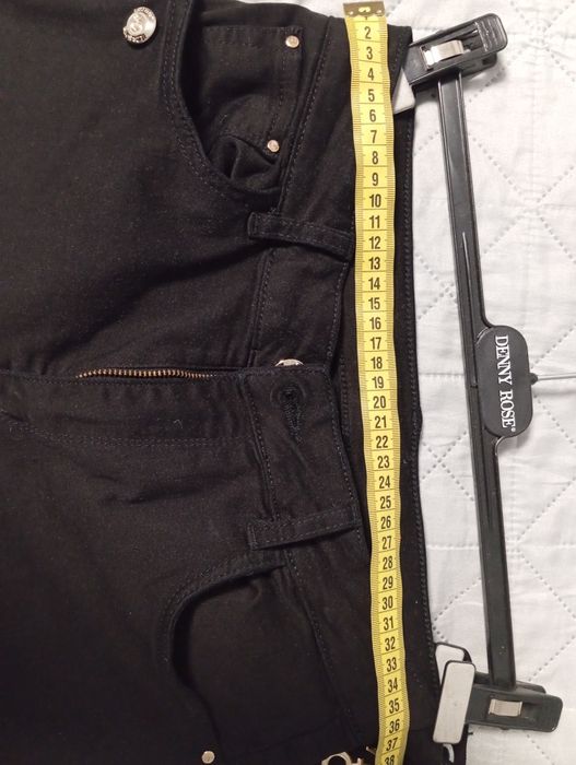 Джинси чорні жіночі скіні Dishe