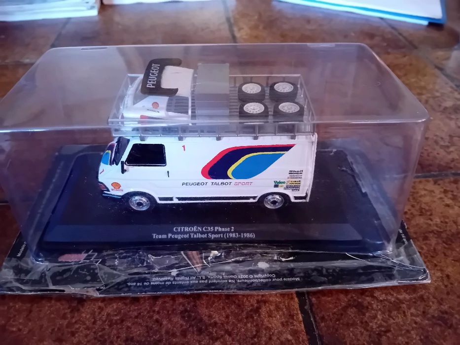 Miniatura Citroën C35 Phase 2, assistência rally