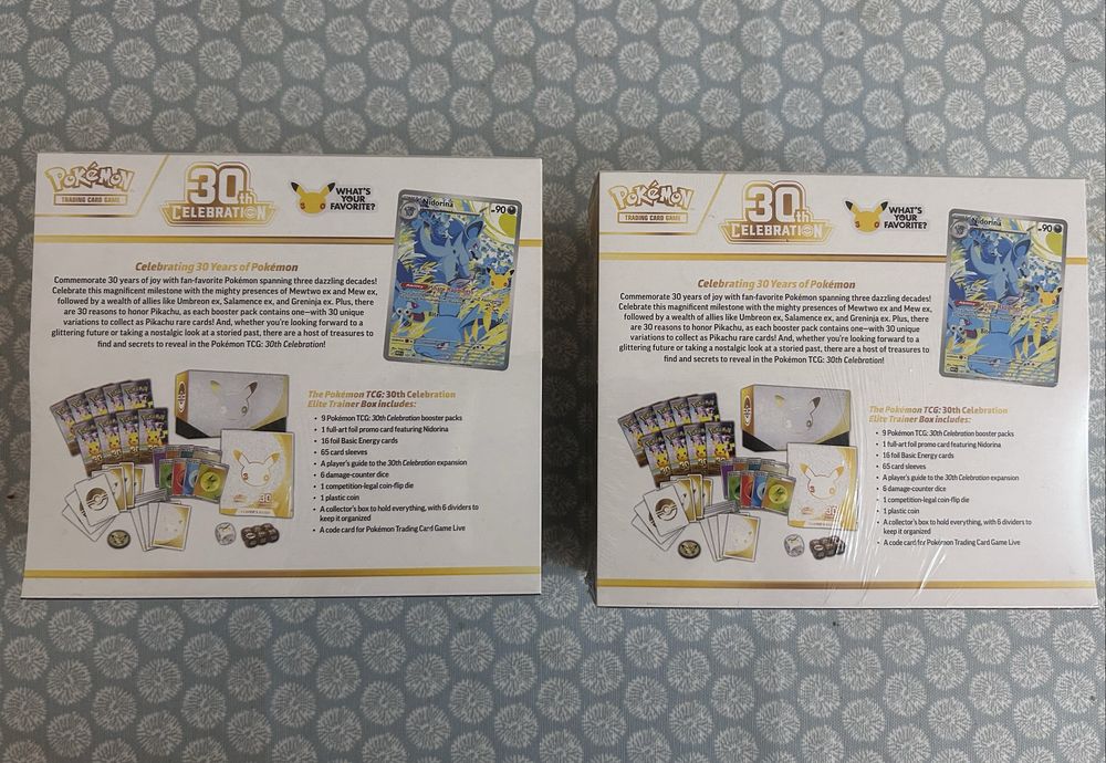 Pokémon - 30th celebrations Elite trainer box