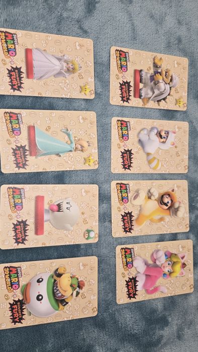 Cartas amiibo Super Mario 3d worlds