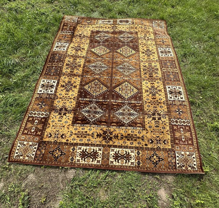 Duży ręcznie robiony dywan ORIENTALNY wełniany rozmiar 250x340 cm