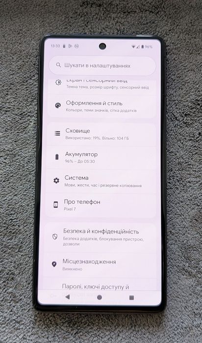 Google pixel 7 8/128Gb 90Hz Obsidian Неверлок UNLOCKED 15 Android!