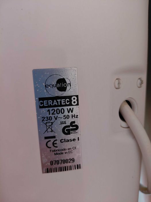 Emissor cerâmico 1200w