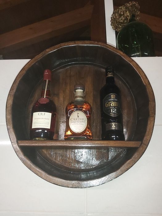 Tampo de barril  em madeira